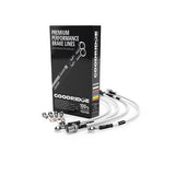 Figaro Braided Stainless Steel Brake Line Set of 4 Front & Back