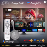 Homatics Dongle G 4K Stick - NEW ANDROID 14 Google TV & Netflix 4K Certified - 2GB RAM 32GB Storage