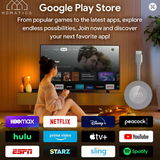 Homatics Dongle G 4K Stick - NEW ANDROID 14 Google TV & Netflix 4K Certified - 2GB RAM 32GB Storage