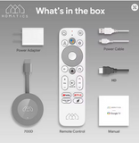Homatics Dongle G 4K Stick - NEW ANDROID 14 Google TV & Netflix 4K Certified - 2GB RAM 32GB Storage
