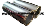 Nissan Figaro Chrome Exhaust Trims