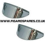 NISSAN FIGARO STAINLESS Steel Eyelids (Pair) (Wont Rust)