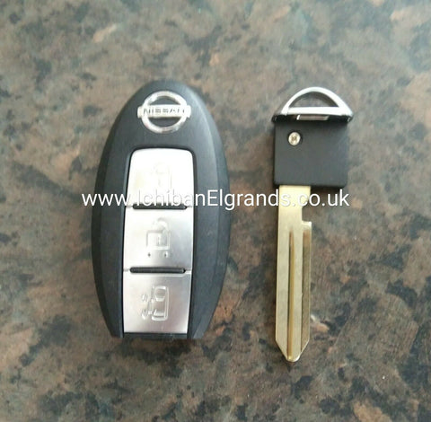 Nissan Serena C25 CC25 NC25 CNC25 Smart Key & Blade JDM 315MHz  button