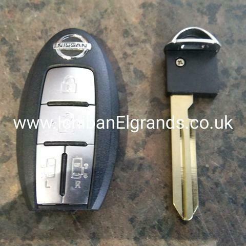 Nissan Serena C25 CC25 NC25 CNC25 Smart Key & Blade JDM 315MHz 4 button