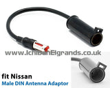 NISSAN Elgrand E51 FEMALE & MALE Antenna adapter for Double Din